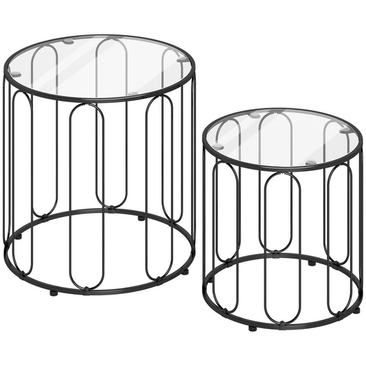Elliptical Cut-Out Nesting Tables