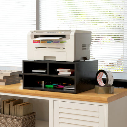 Three-Compartment Printer Storage Cabinet