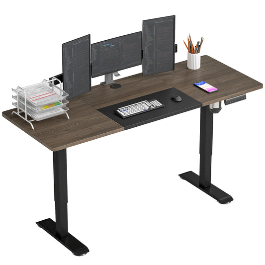72-116cm Adjustable Electric Standing Desk, with LED Display - Black