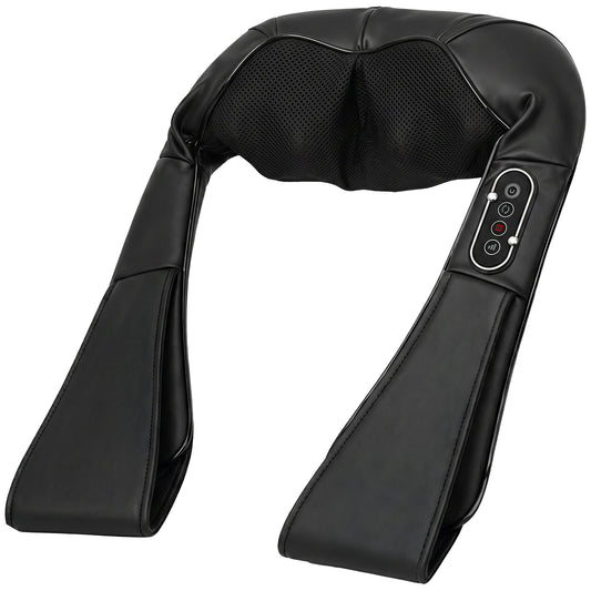 Neck and Shoulder Massager with Heat, Deep Tissue Shiatsu 3D Kneading Massager for Neck, Back, Waist, Foot and Leg