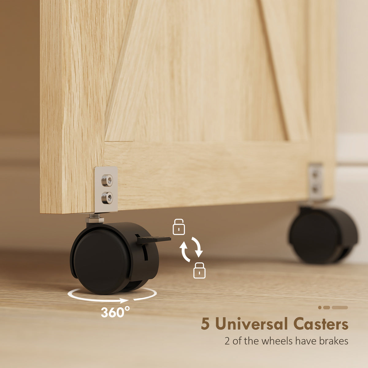 Folding Sewing Table, Rolling Craft Table with Storage compartments, Shelf and Lockable Casters for Small Spaces
