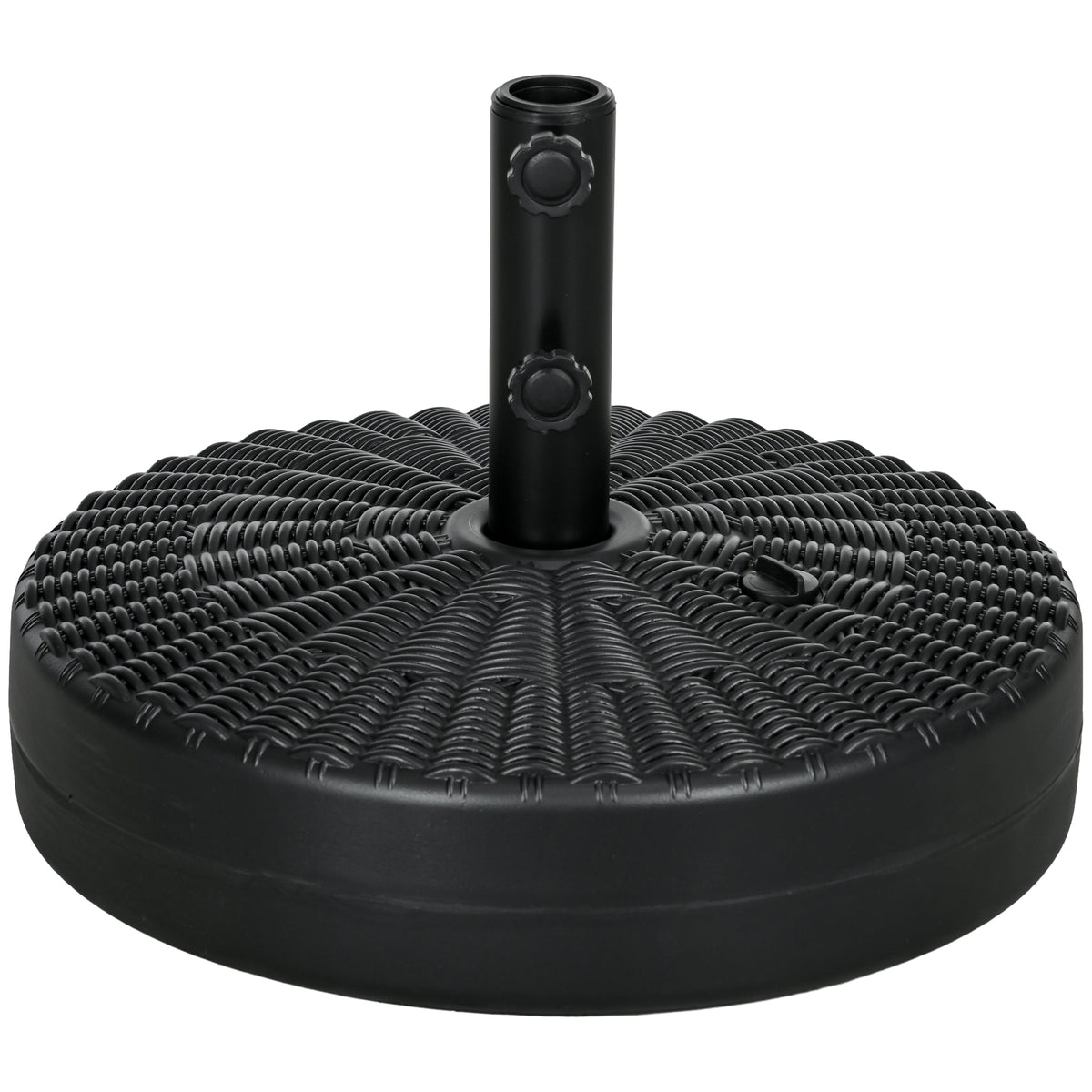 29kg Water/Sand Filled Rattan-Effect Parasol Base