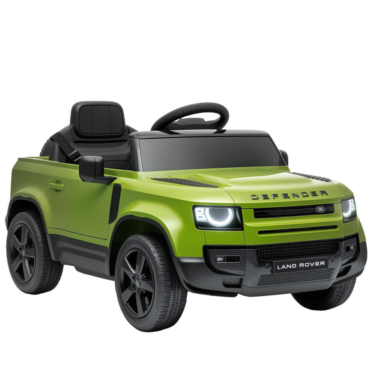 Land Rover Licensed 12V Kids Ride on Car with Remote, Suspension, Slow Start, 3 Speeds, Lights, Music, Horn