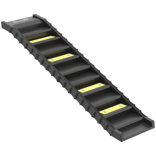 Dog Car Ramp with Anti-Slip Steps, 10-Steps Pet Stairs for Pets to Access Cars and High Beds