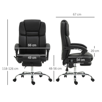 Six Point Vibrating Massage Office Chair