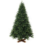 Artificial Christmas Tree, Hinged Xmas Tree with 3834 PE & PVC Branch Tips, 7ft, Green