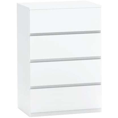 Chest of Drawers, 4-Drawer Storage Cabinets, Modern Dresser, Storage Drawer Unit for Bedroom
