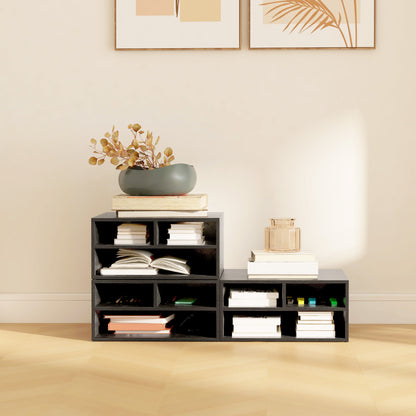 Three-Compartment Printer Storage Cabinet