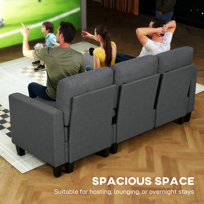 Three-Seater Storage Sofa Bed