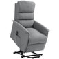 Electric Riser Recline Armchair, with Footrest - Grey