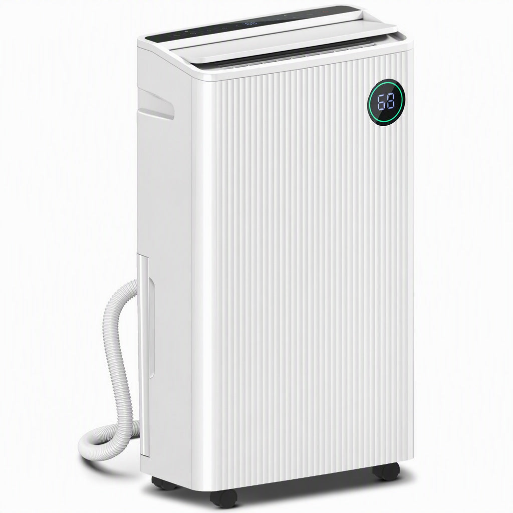 5500mL Portable Dehumidifier with Air Purifier, UVC, Ioniser, 24H Timer, 5 Modes, 16L/Day, for Home Laundry, White