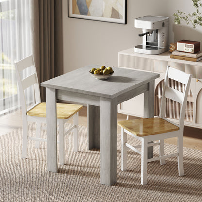 Folding Dining Table for 4-6, Rectangular Extendable Drop Leaf Table for Small Spaces, 140 x 80 x 77.5 cm