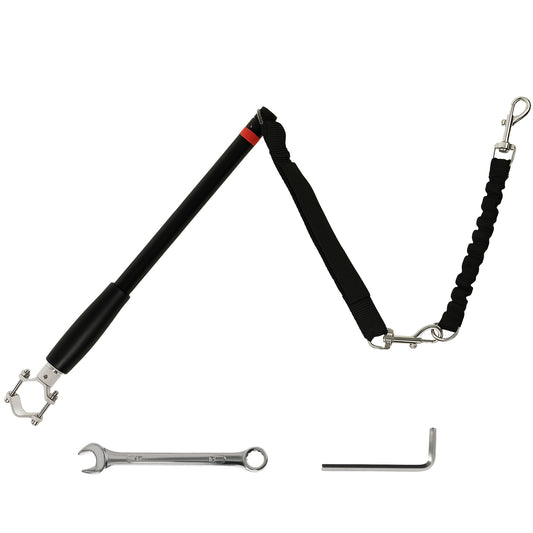 Dog Lead for Bicycle, Dog Leash for Cycling, Training, Jogging, Black