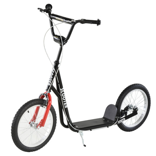 Kick Scooters for Kids with Adjustable Height, Anti-Slip Deck, Dual Brakes, Rubber Tyres, for Boys and Girls Aged 5+ Years Old