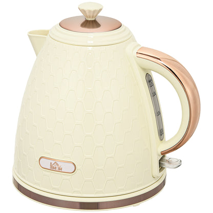Electric Kettle, 1.7L, Fast Boil, 3000W Cordless Water Kettle with Removable Washable Anti-scale Filter