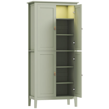 Tall Pantry Cupboard with Motion Sensor LED Light
