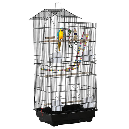 Bird Cage for Budgies, Finches, Canaries w/ Accessories, Toys