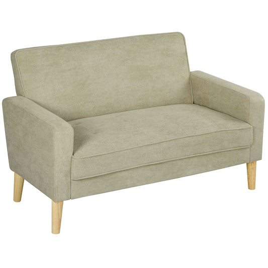 Two-Seater Velvet-Feel Sofa