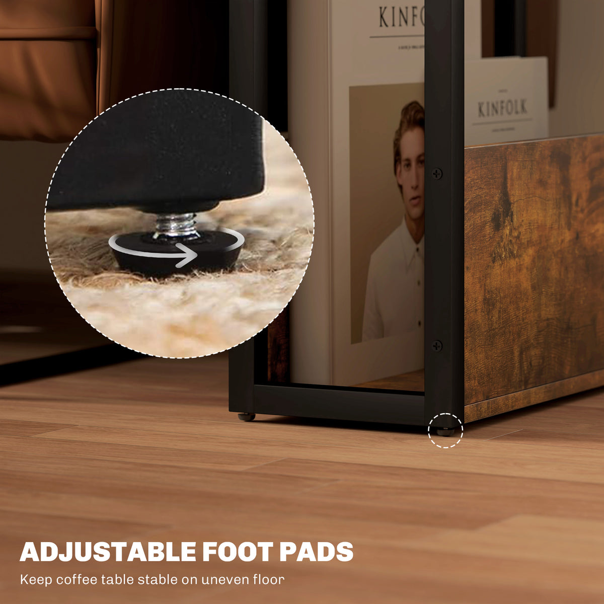 Industrial-Style Side Table