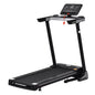 Motorised Folding Treadmill with 500W & LED Screen for Home, Black