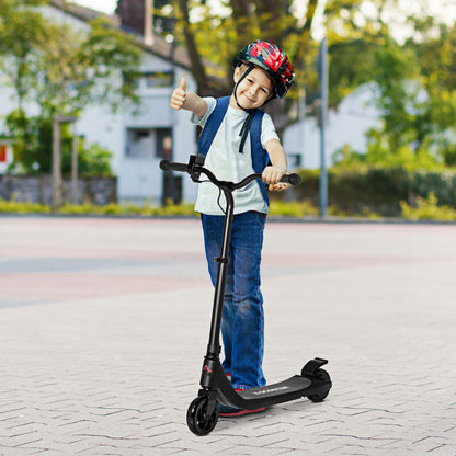 Electric Scooter, 120W Motor E-Scooter, Adjustable Height, Rear Brake for Ages 6+ Years