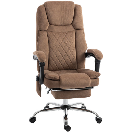 Office Chair with 6-Point Vibration Massage and Heat, Executive Computer Desk Chair with High Back, Reclining