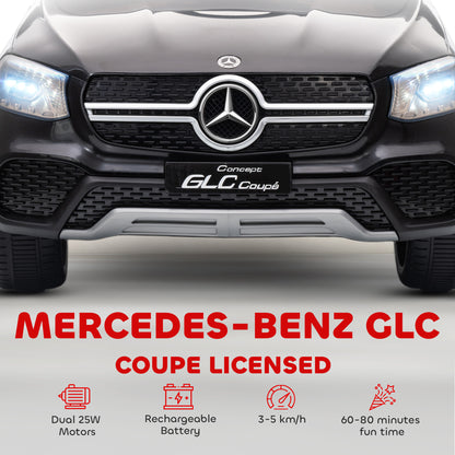 Mercedes-Benz GLC Licensed Kids Ride on Car with Remote Control, Soft Start, MP3, LED Headlights