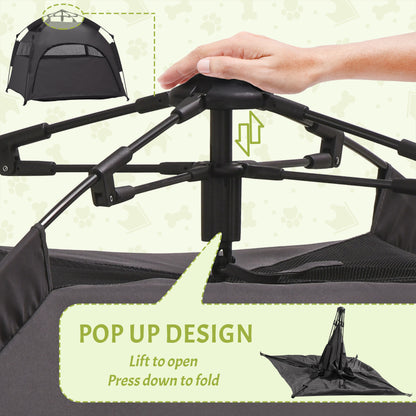 Foldable Dog Cat Tent with Water-Resistant Oxford, Carry Bag for Extra Large Dog
