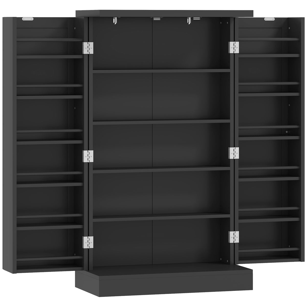 Kitchen Cupboard, Freestanding Multi-Storage Kitchen Pantry Cabinet with Adjustable Shelves