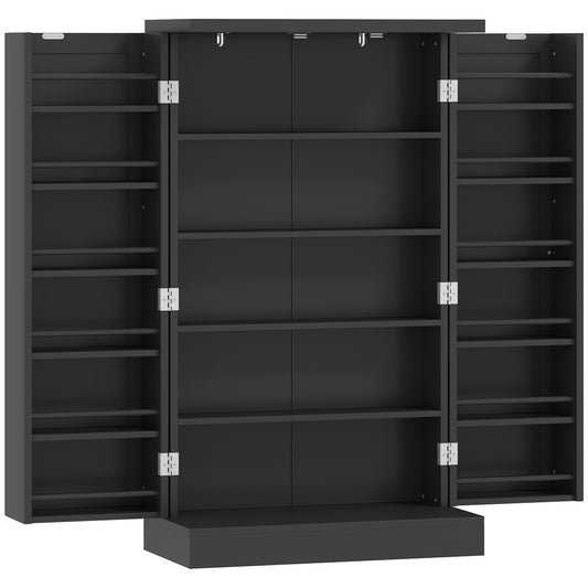 Kitchen Cupboard, Freestanding Multi-Storage Kitchen Pantry Cabinet with Adjustable Shelves